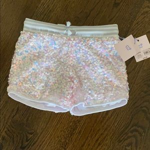 More than magic pink sparkle shorts